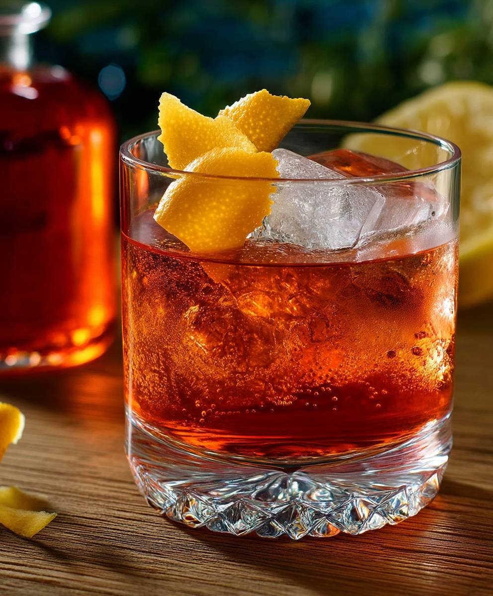 Whisky vermouth highball