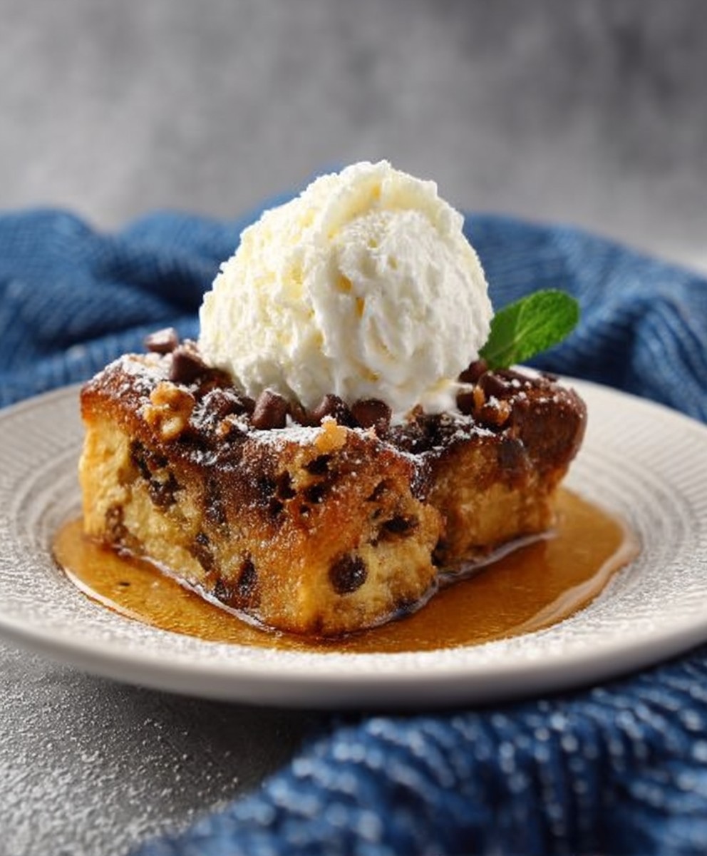 Panettone bread pudding