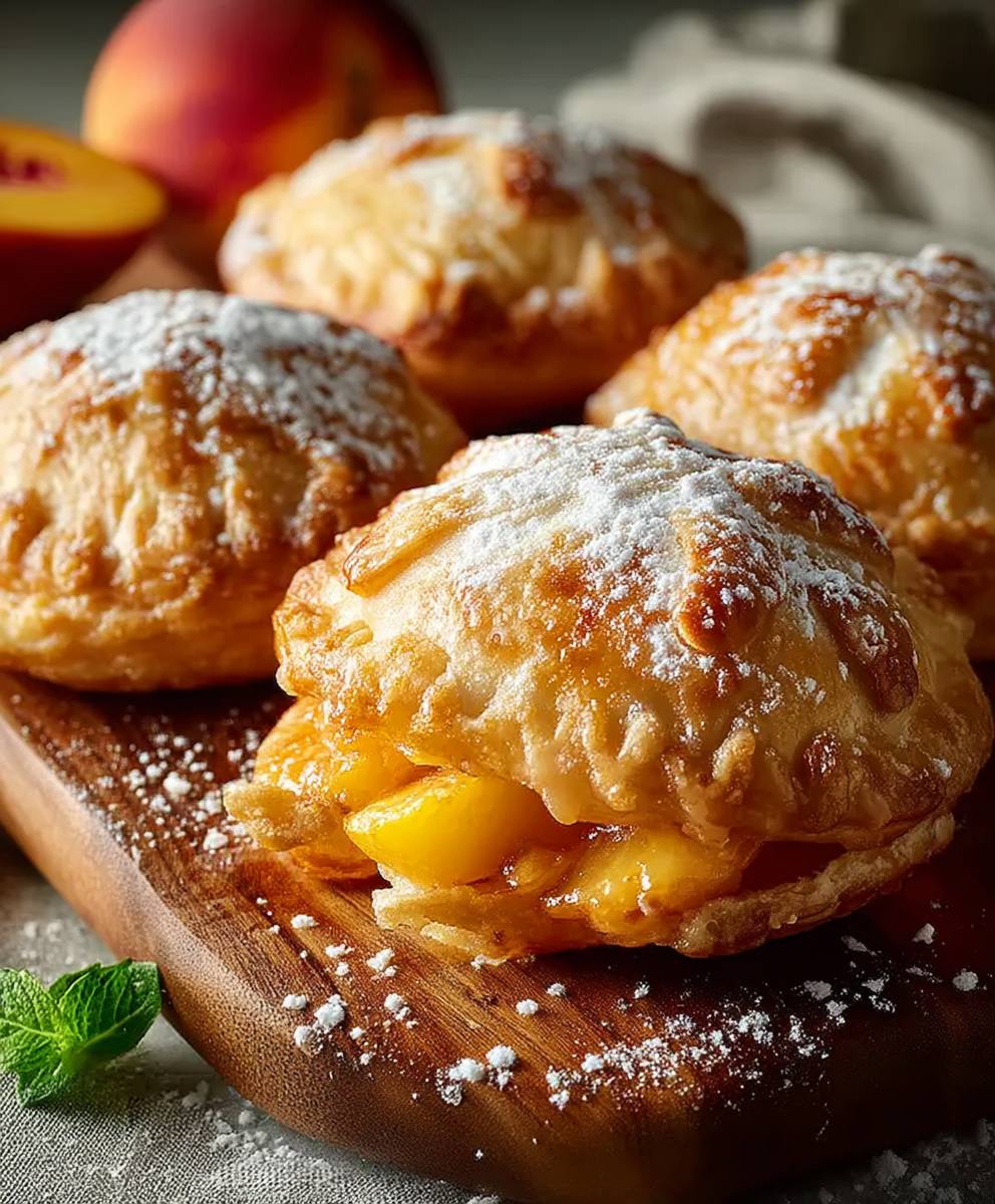 Peach Ginger Hand Pies