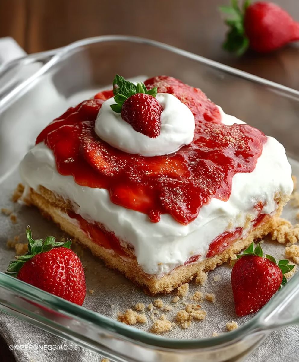 Strawberry Icebox Cake