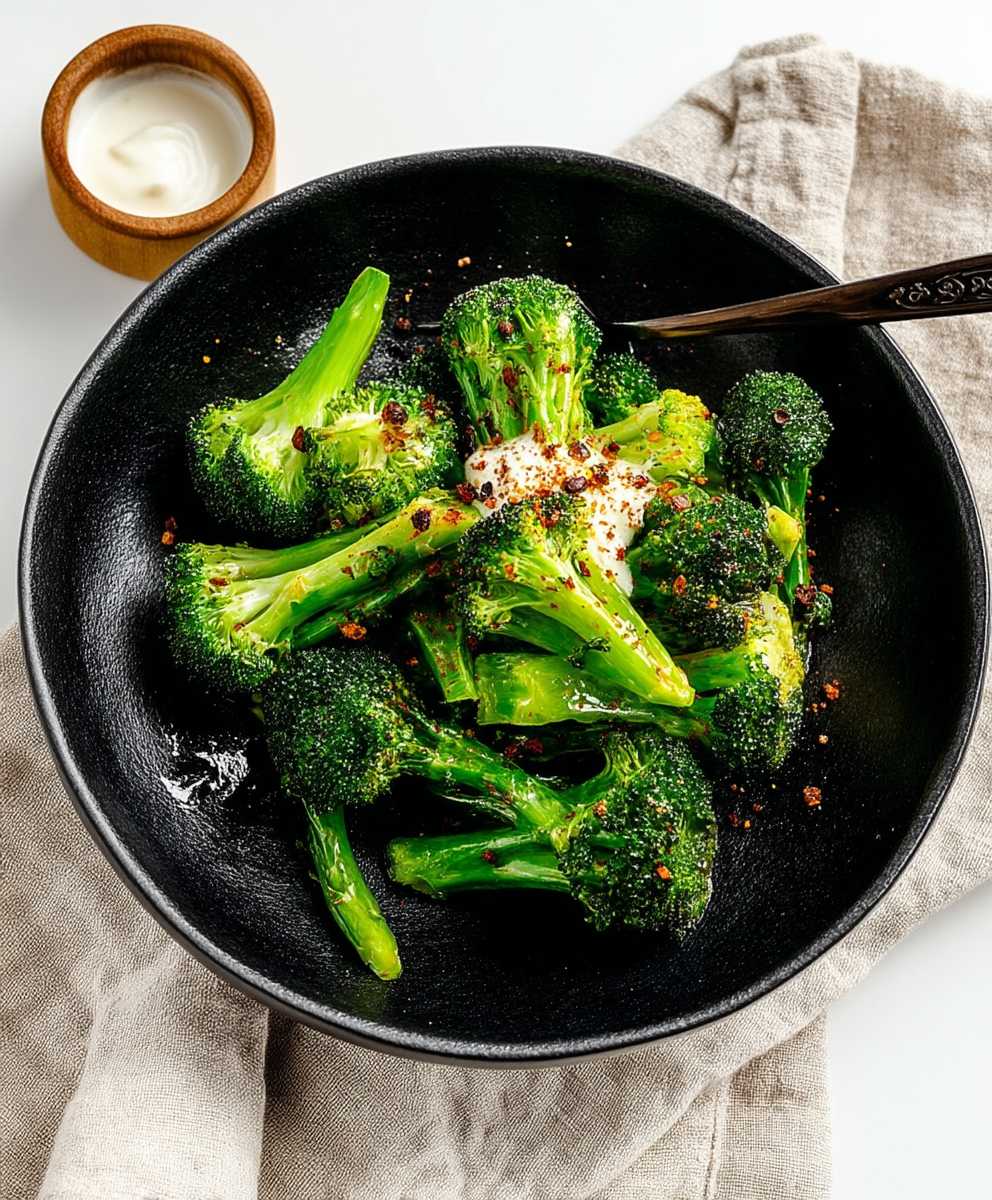 Air Fryer Roasted Broccoli