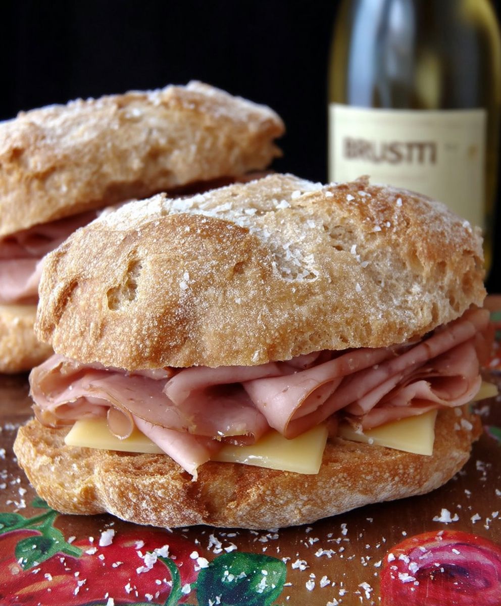 Mortadella sandwich