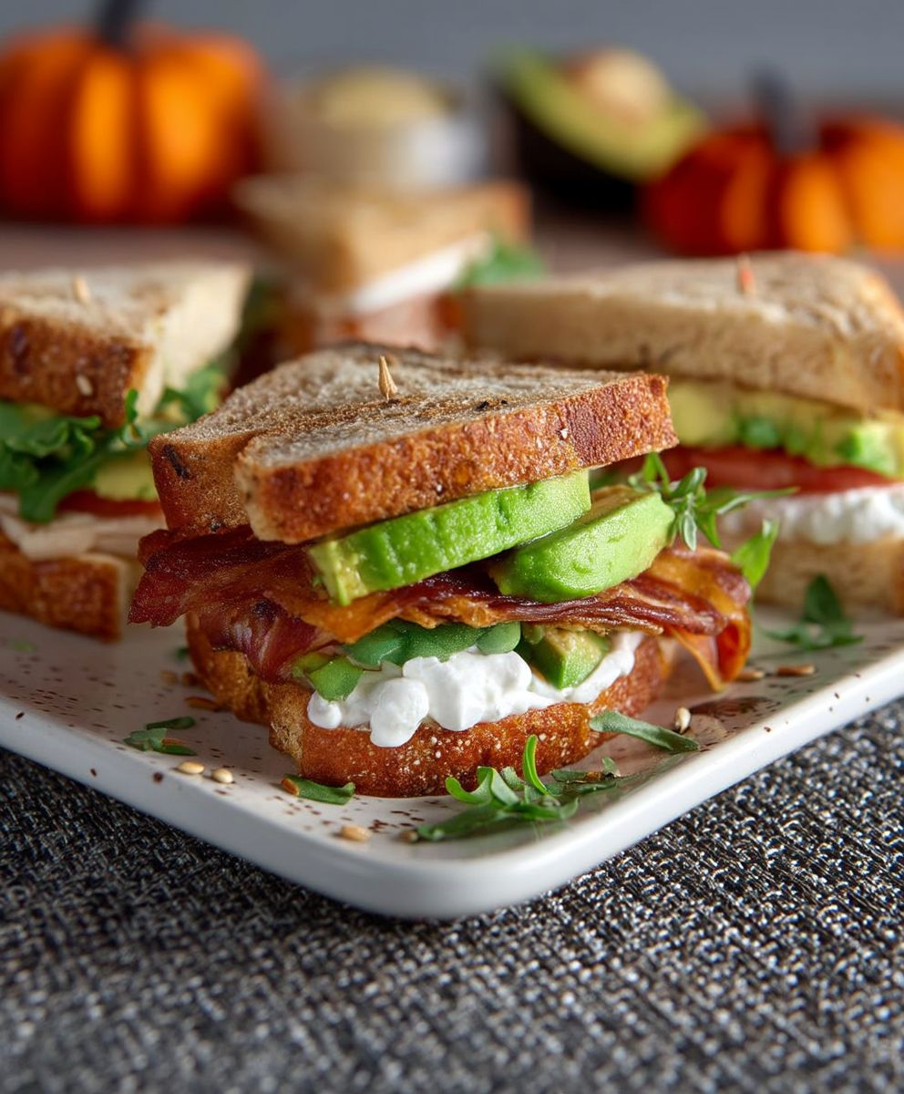 Turkey bacon avocado sandwich