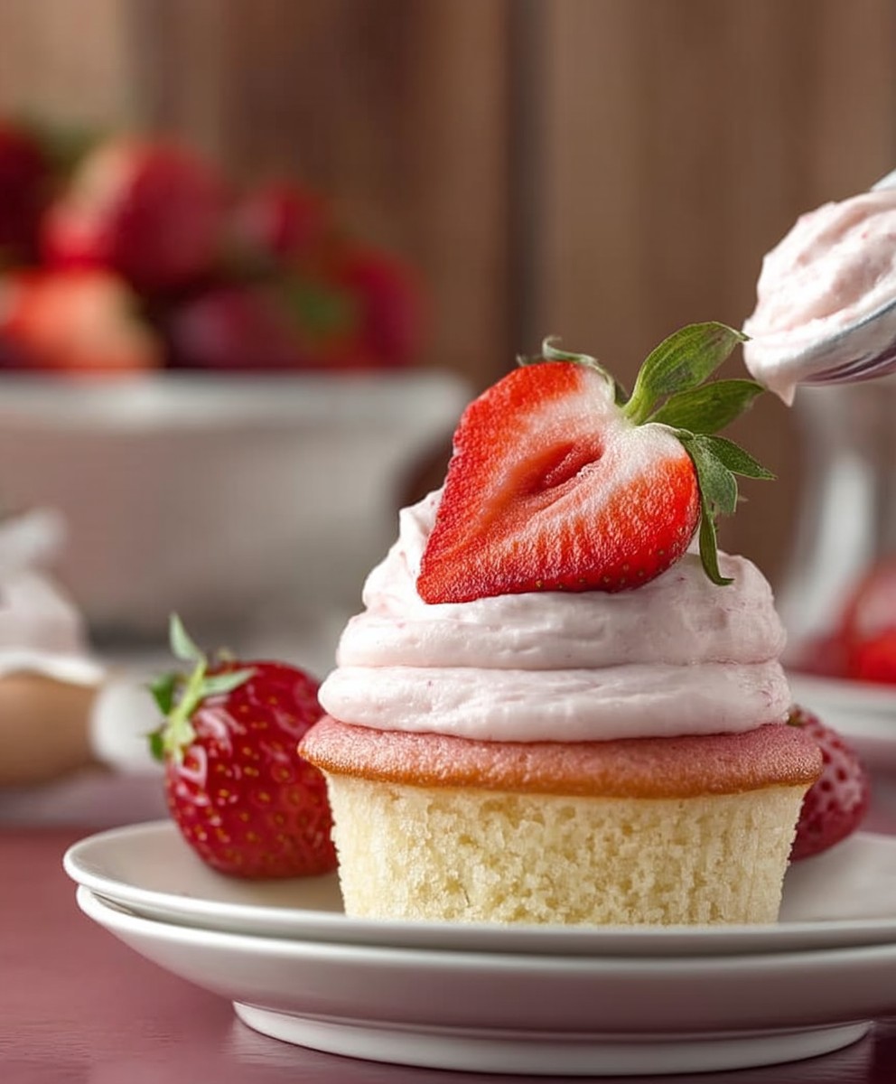 Strawberry cream cheese frosting