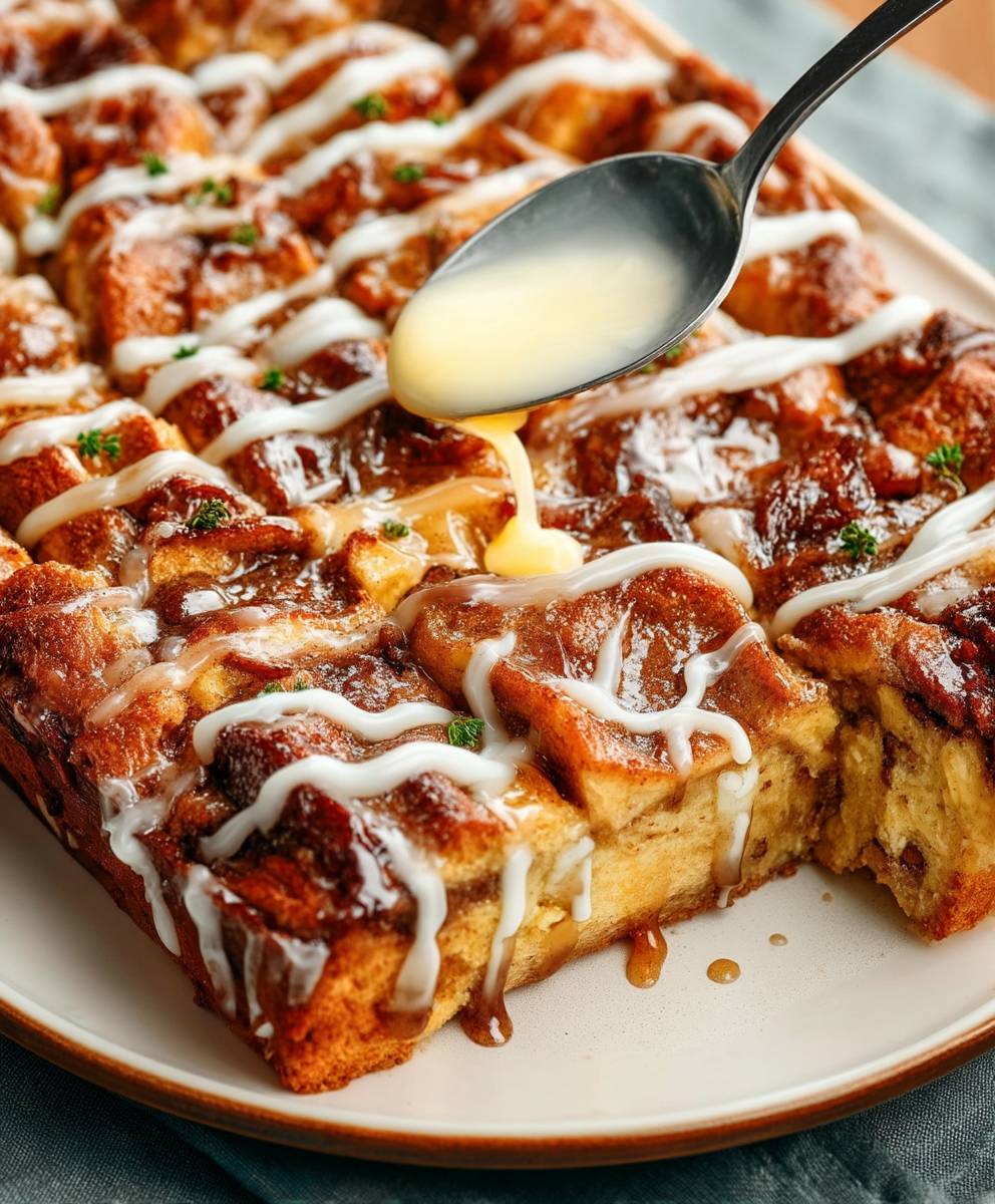 Cinnamon bread pudding