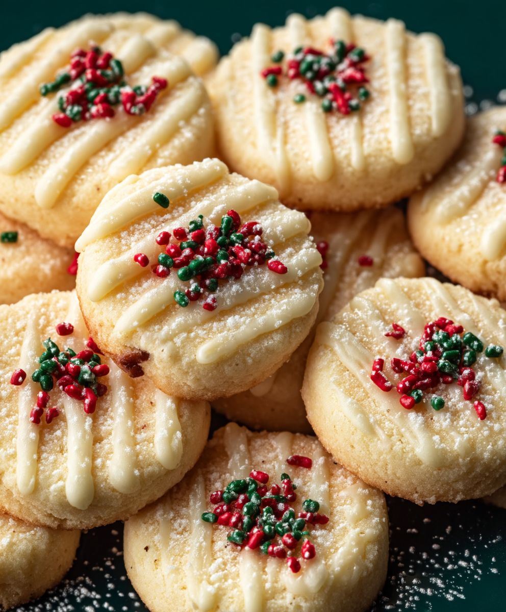 Whipped Shortbread Cookies