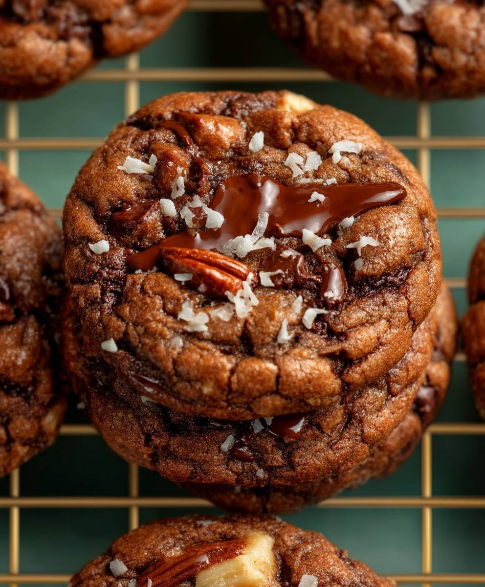 German Chocolate Cookies