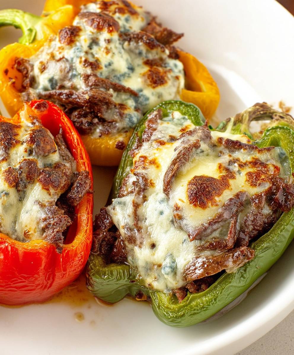 Cheesesteak Stuffed Peppers