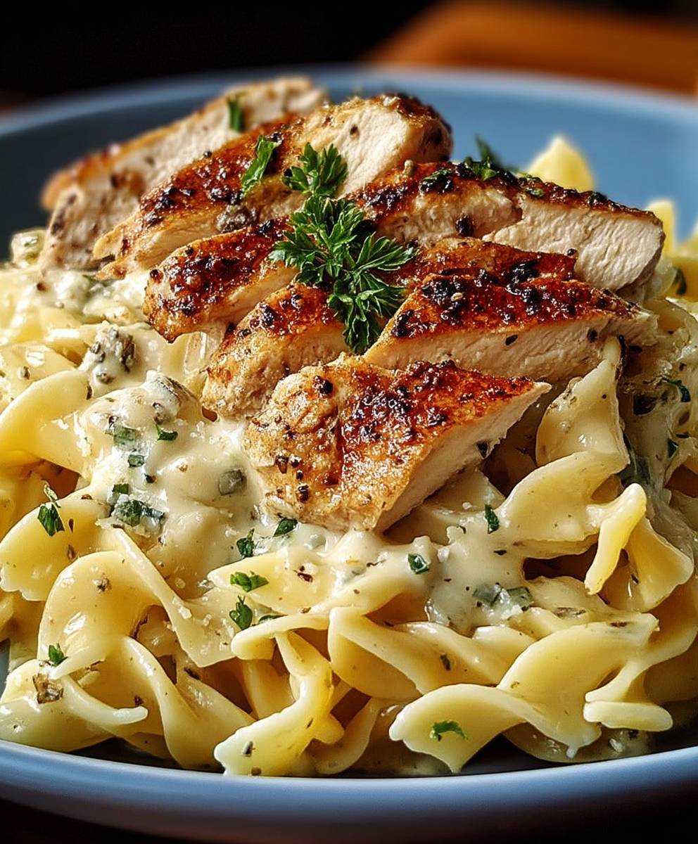 Garlic Parmesan Chicken Pasta