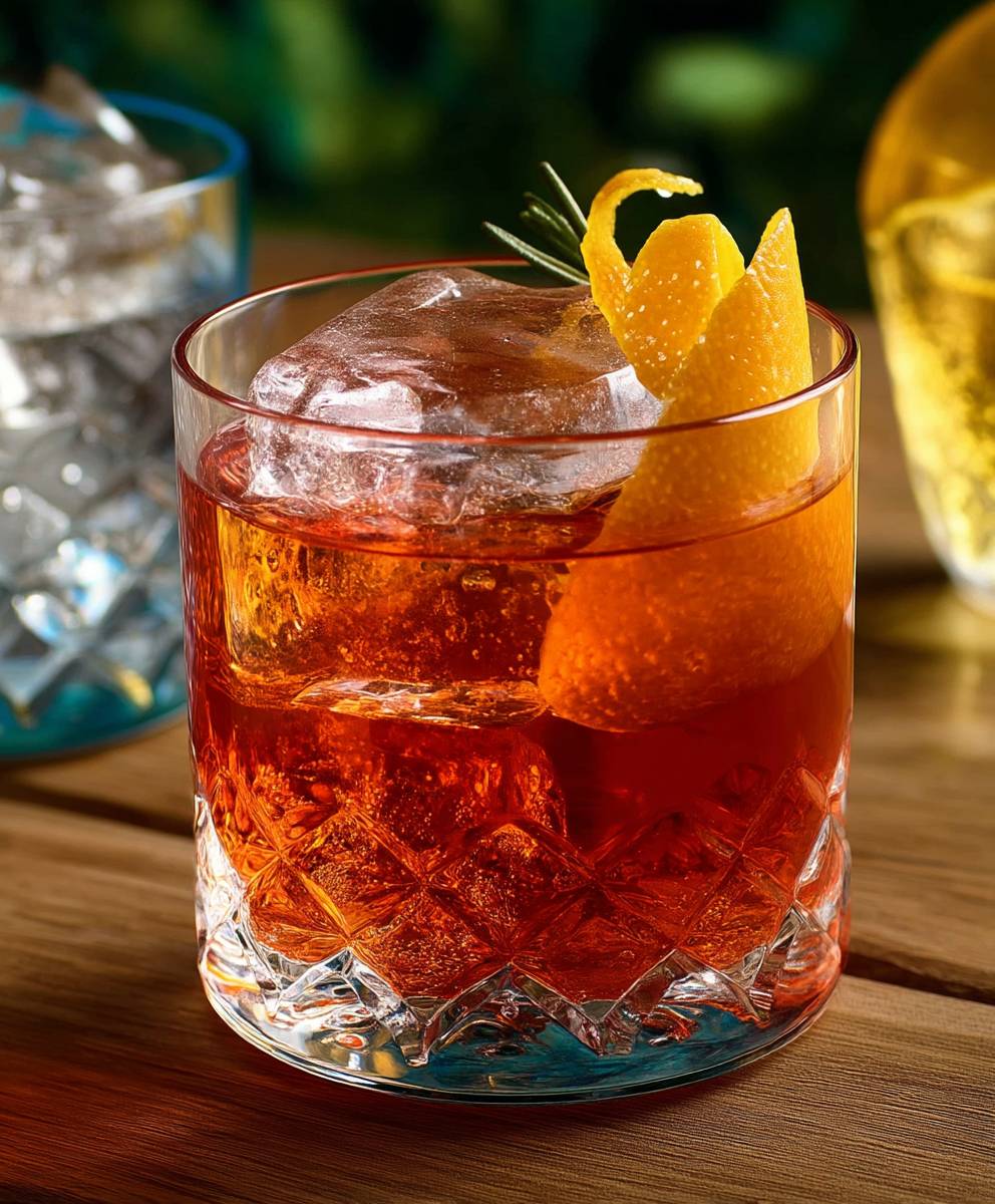 Whisky vermouth highball