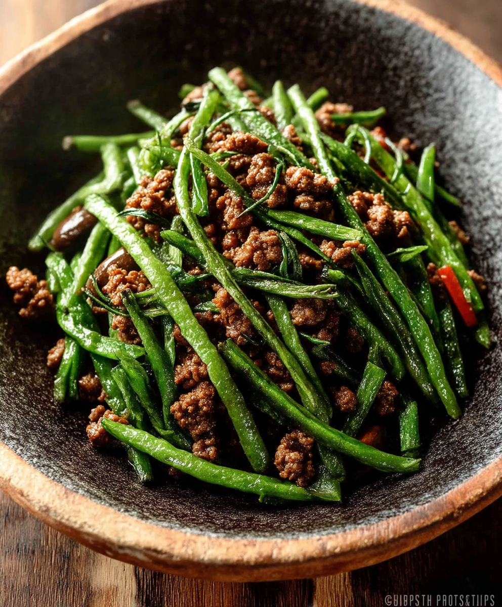 Dry Fried Long Beans