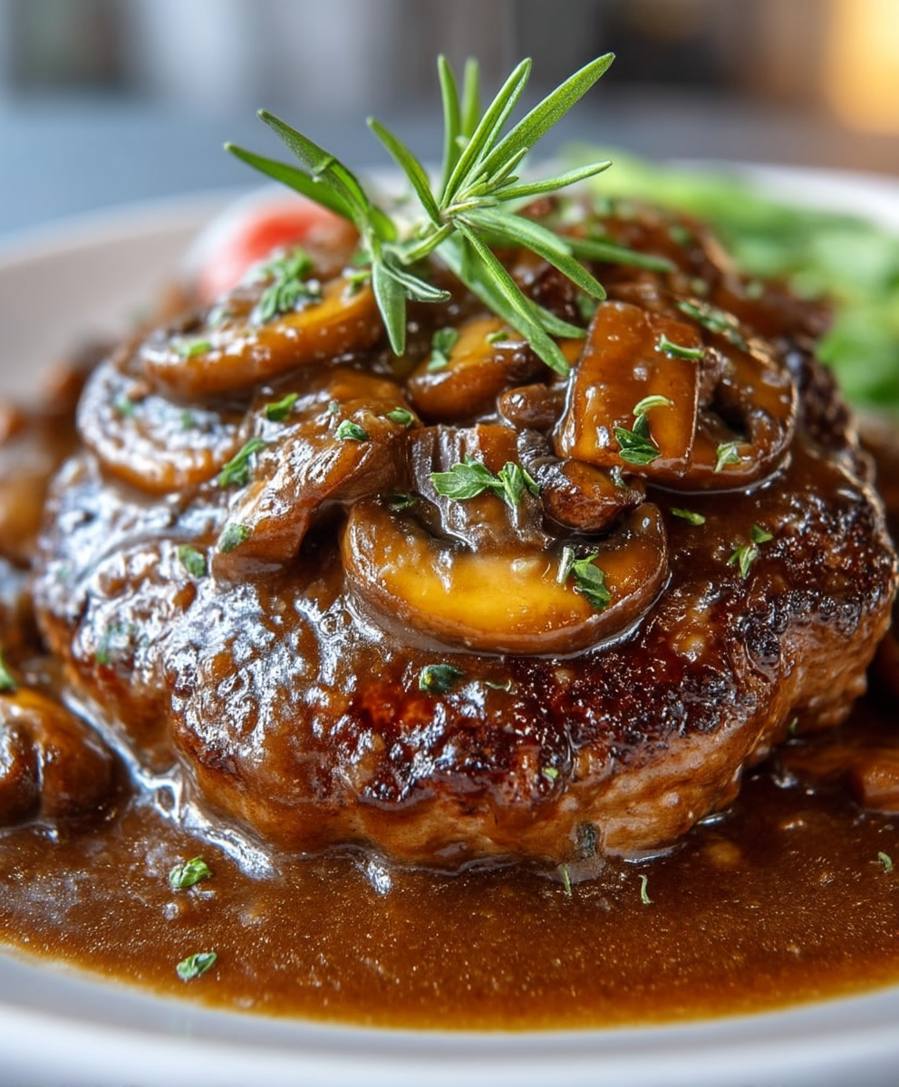 Salisbury Steak Mushroom Gravy