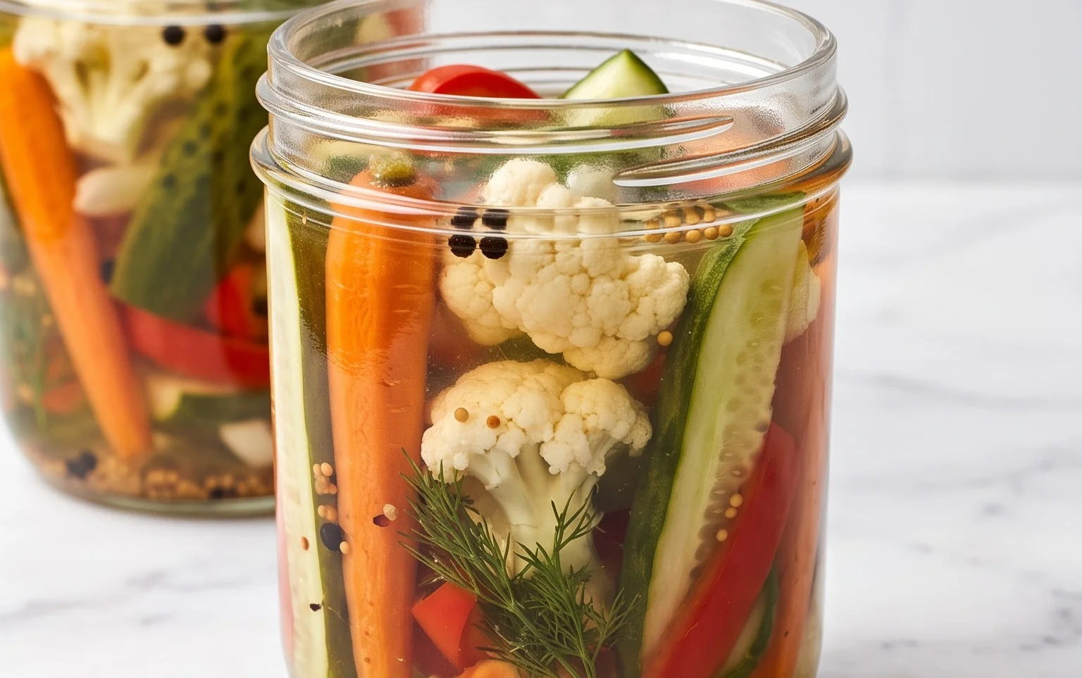 Quick & Easy Mixed Vegetable Refrigerator Pickles