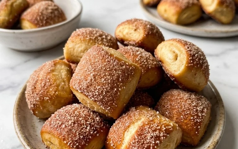 Cinnamon Sugar Pretzel Bites-Sweet Chewy Magic