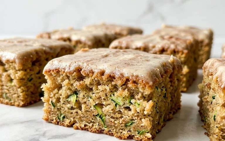 Moist Zucchini Bars-Sweet Healthy Treat