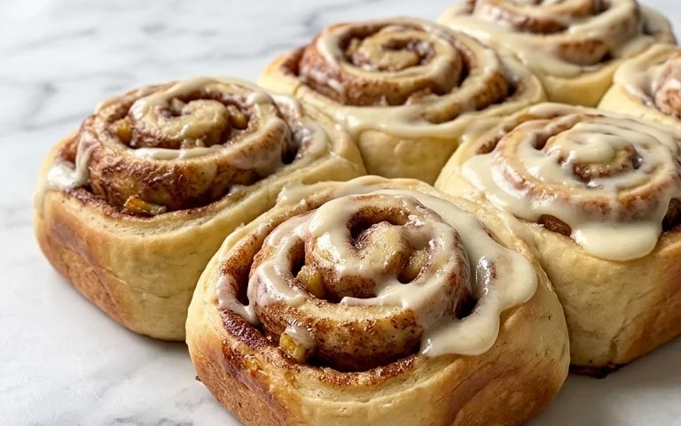 Soft Banana Cinnamon Rolls – Easy Homemade Recipe