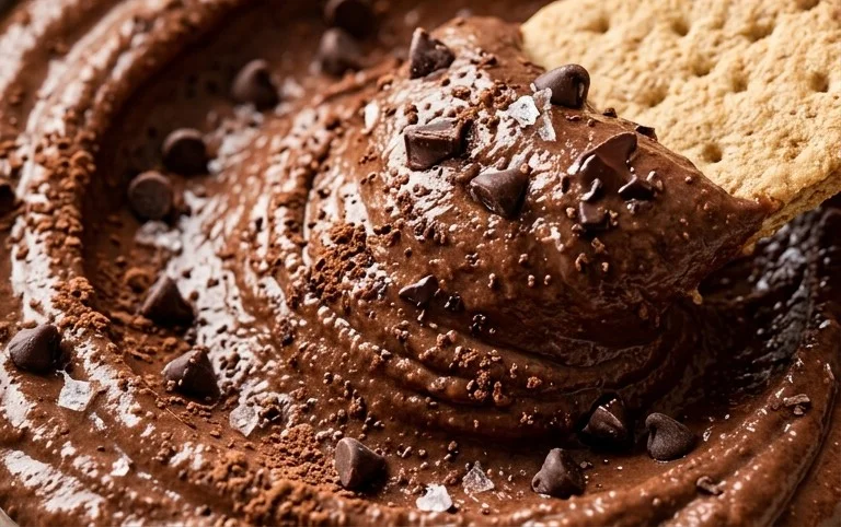Brownie Batter Chocolate Hummus