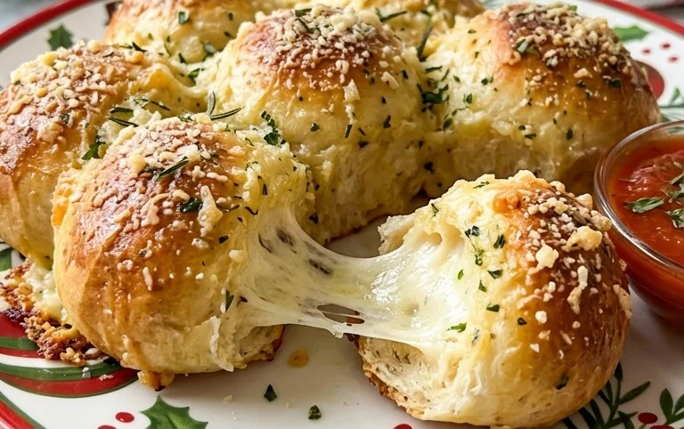 Cheesy Christmas Tree Bread